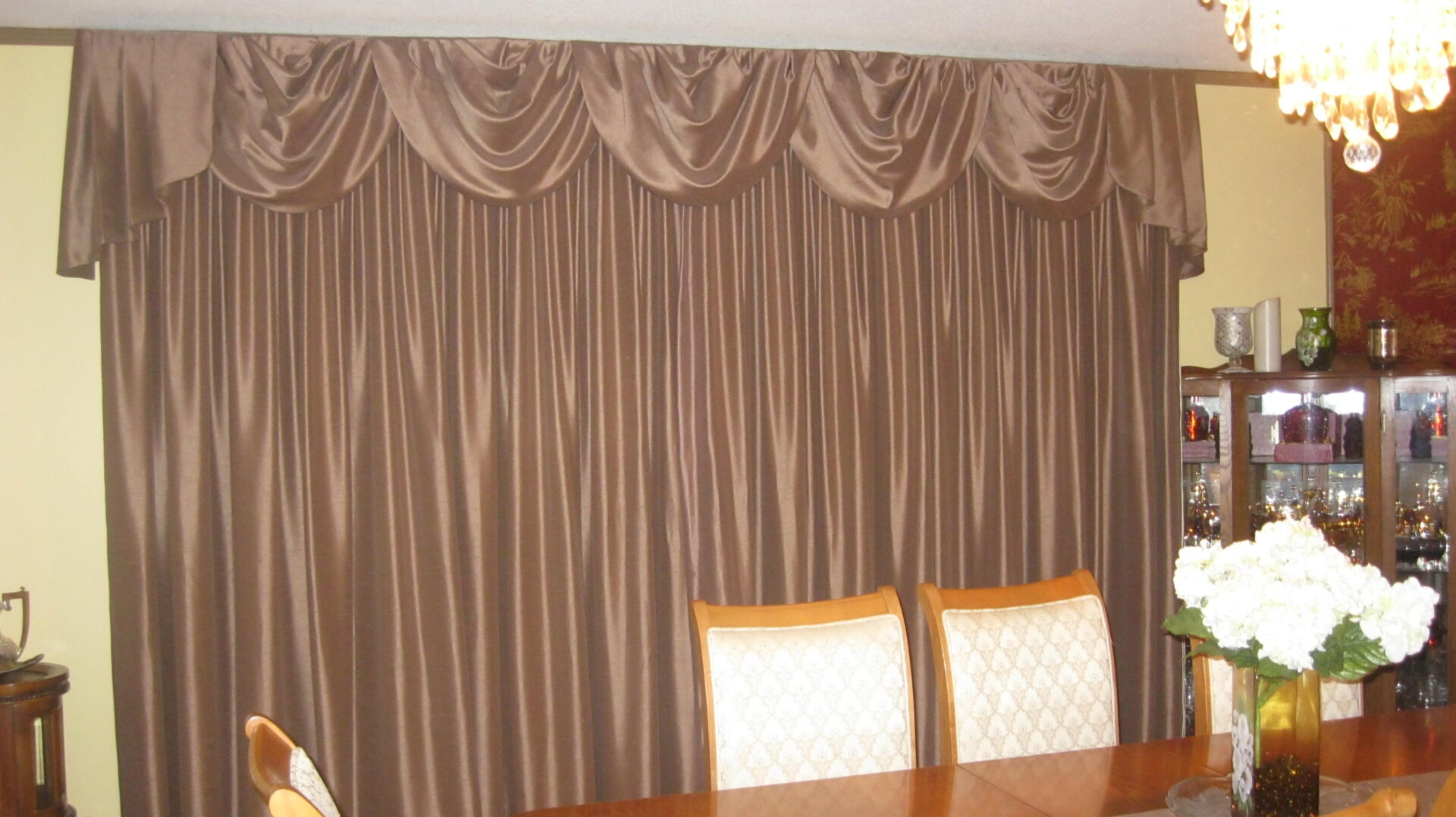 Custom Curtains and Valance